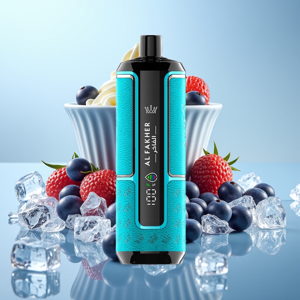 Al Fakher Crown Bar 15K Hypermax 22ml 6mg Mustikas-Jää Disposable Vape Kit