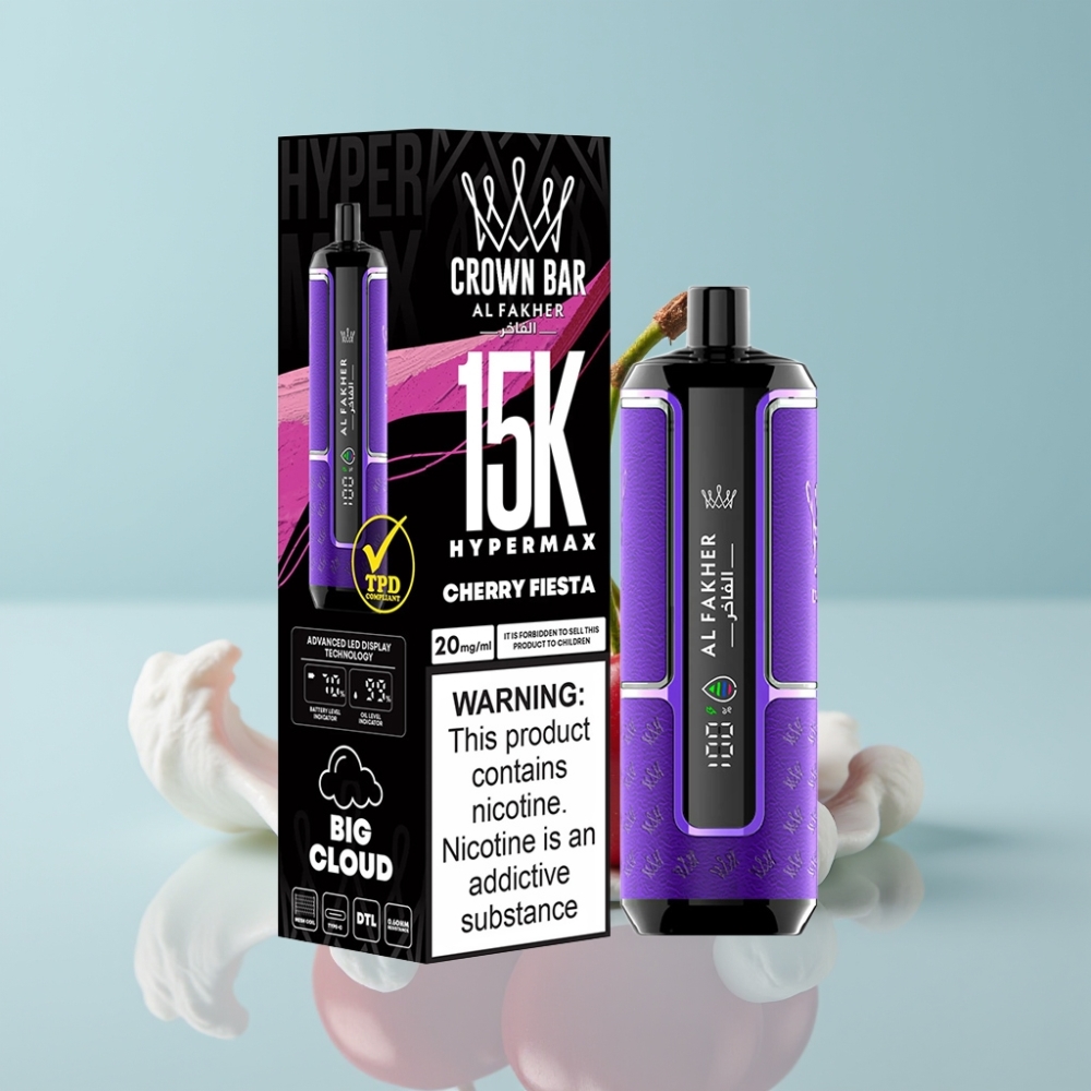 Al Fakher Crown Bar 15K Hypermax Miniatuurne 22ml 6mg/ml DTL