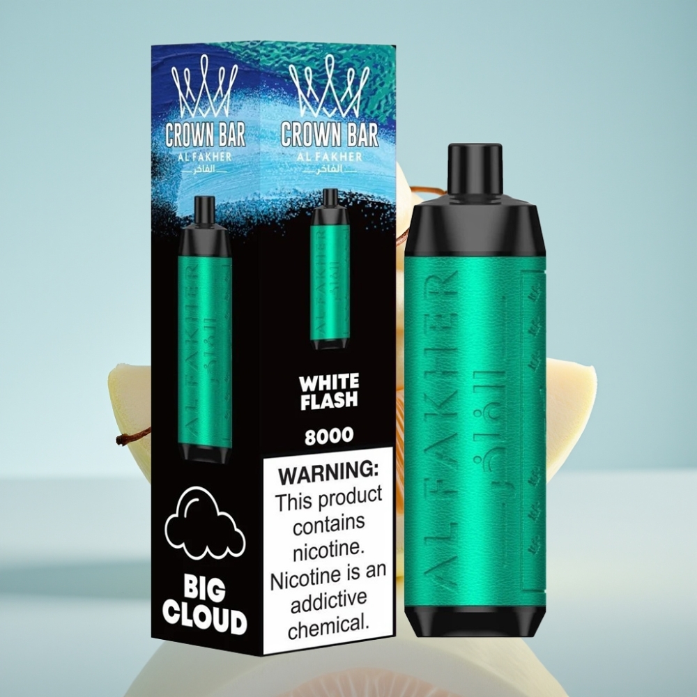 Al Fakher Crown Bar 8000 Crystal Ühekordne Vape 18ml 5mg