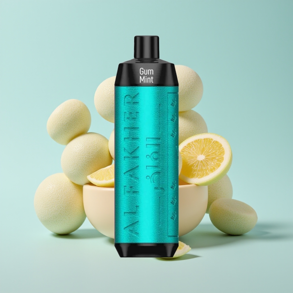 Al Fakher Crown Bar 8000 Crystal Ühekordne Vape 18ml 5mg 8000 Tõmmet Gum Mint