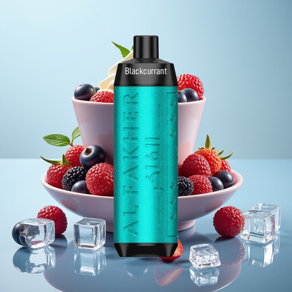 Al Fakher Crown Bar 8000 Crystal Ühekordne Vape 18ml 5mg Mustsõstar-Jää