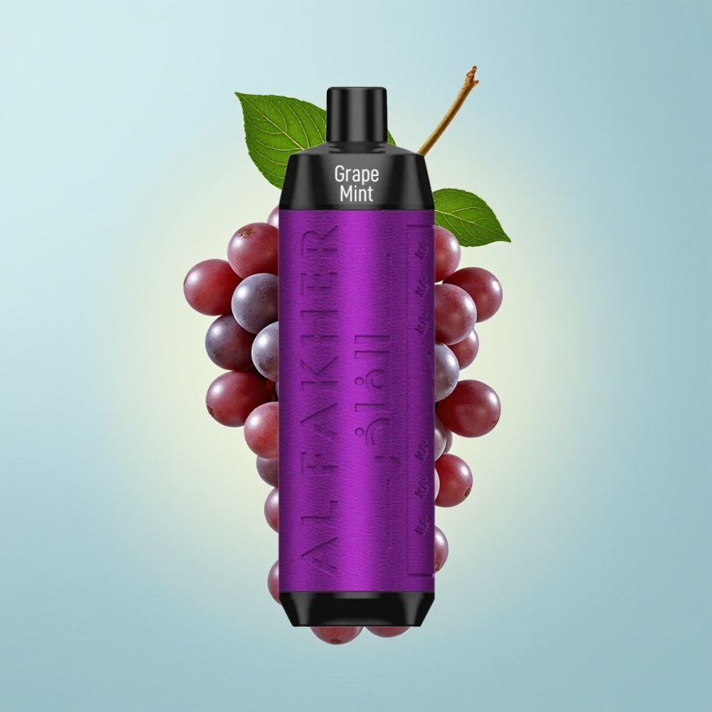 Al Fakher Crown Bar 8000 Crystal Ühekordne Vape 18ml 5mg Nikotiini 600mah Viinamarjamünt