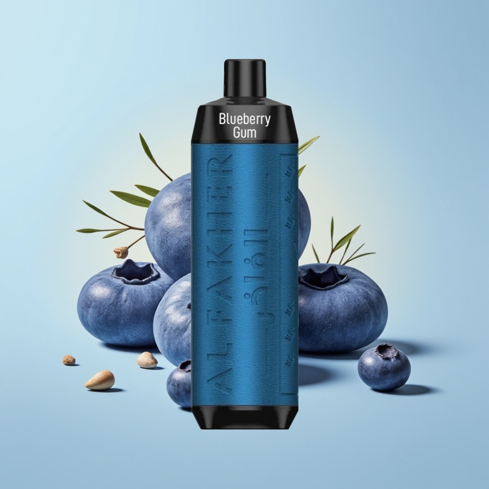Al Fakher Crown Bar 8000 Crystalne Ühekordne Vape Sinised Marjad ja Näts