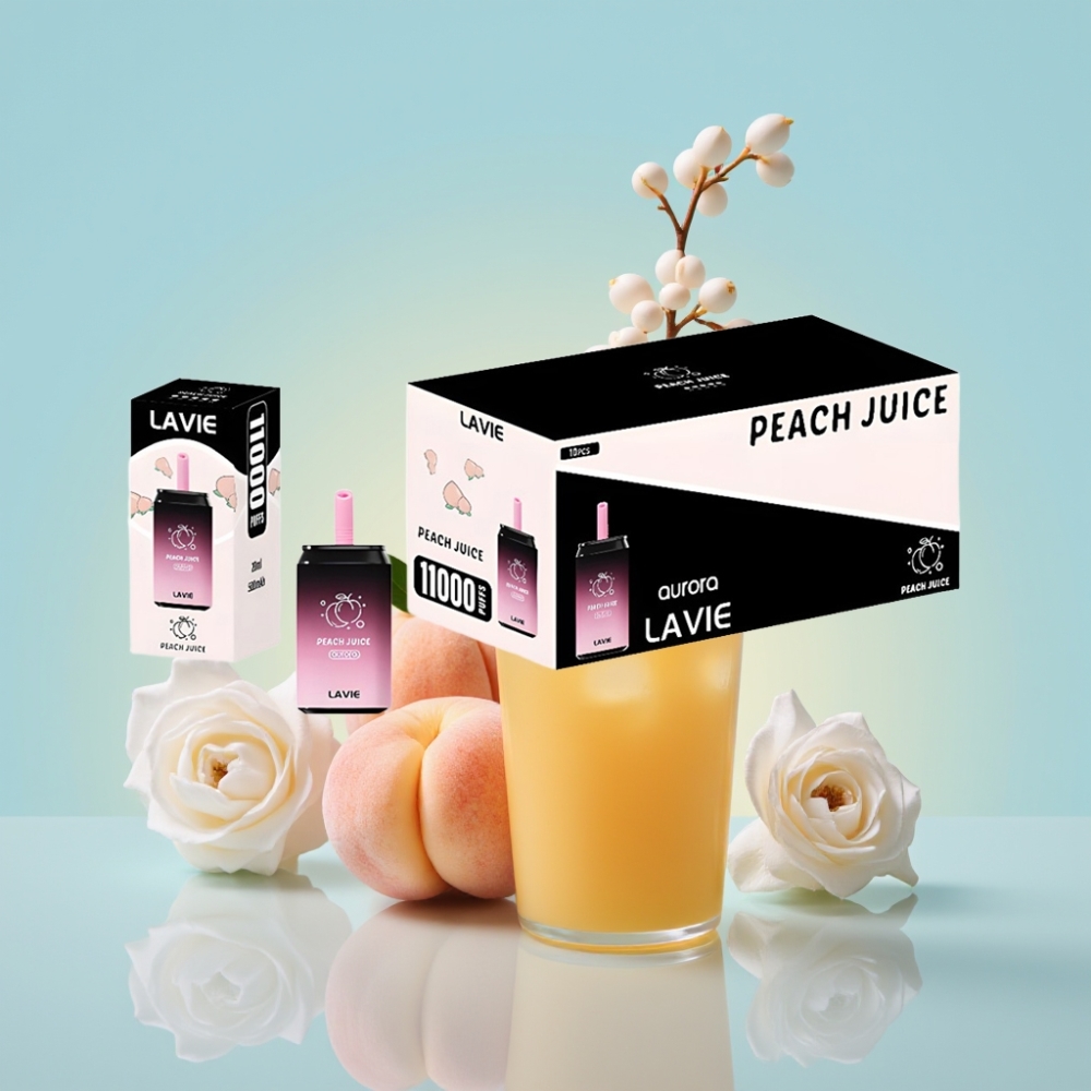 LAVIE Aurora 11000 Pahvad 22ML 0% 2% 5% Nikotiini Virsikumahl