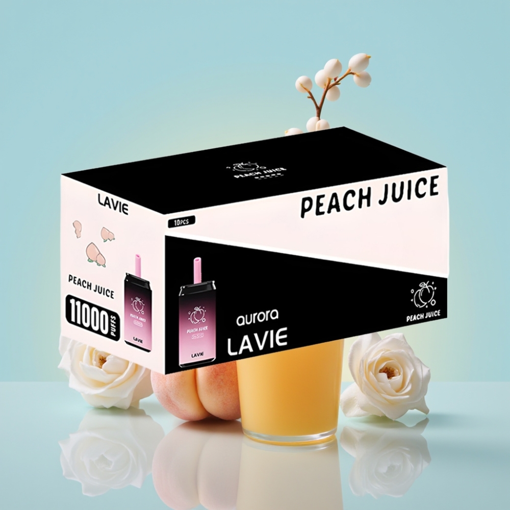 LAVIE Aurora 11000 Pahvad 22ML 0% 2% 5% Nikotiini Virsikumahl