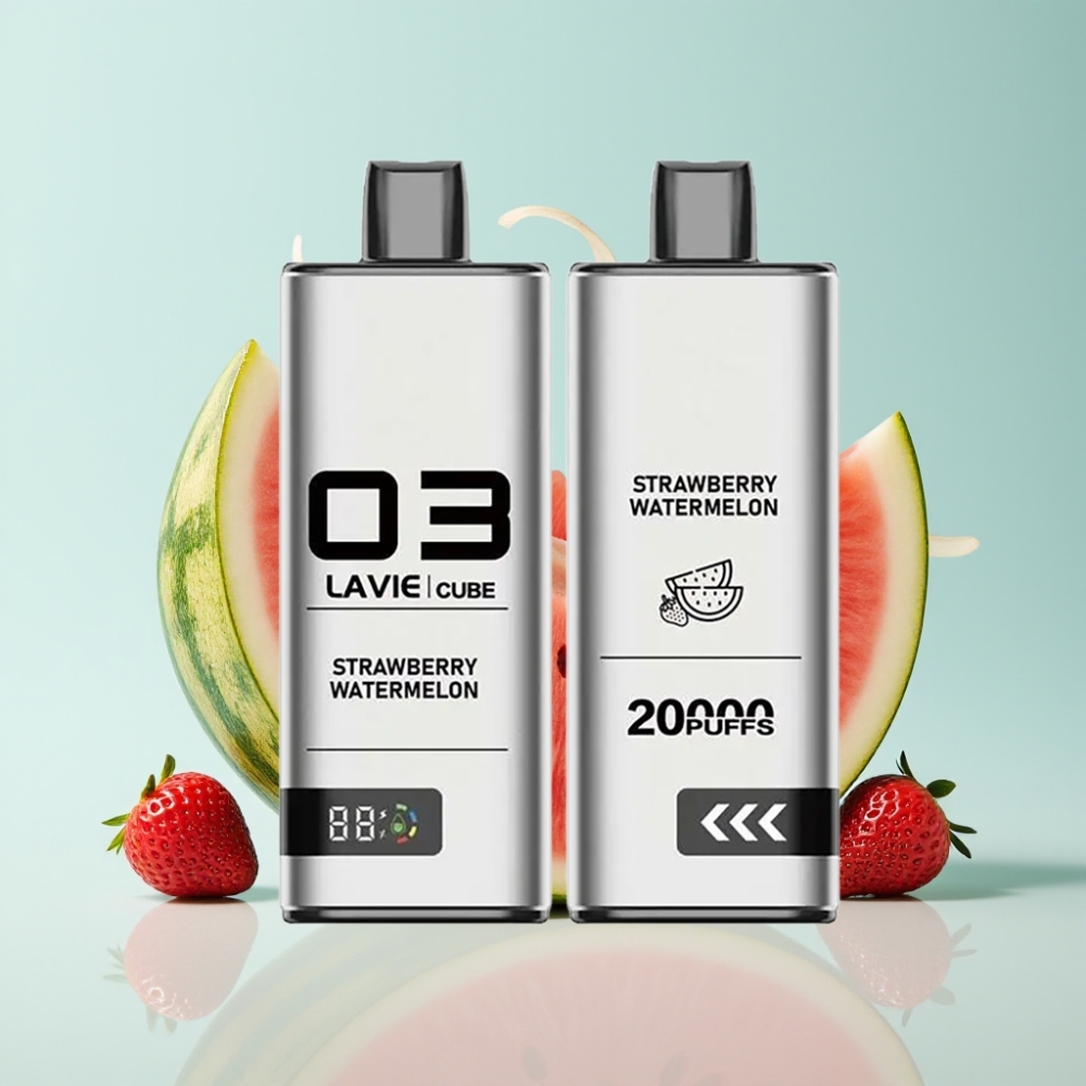 Lavie Cube 20000 Puffs 28ML 5% Nikotiini Maasik-Arbuusi Ühekordne Veip
