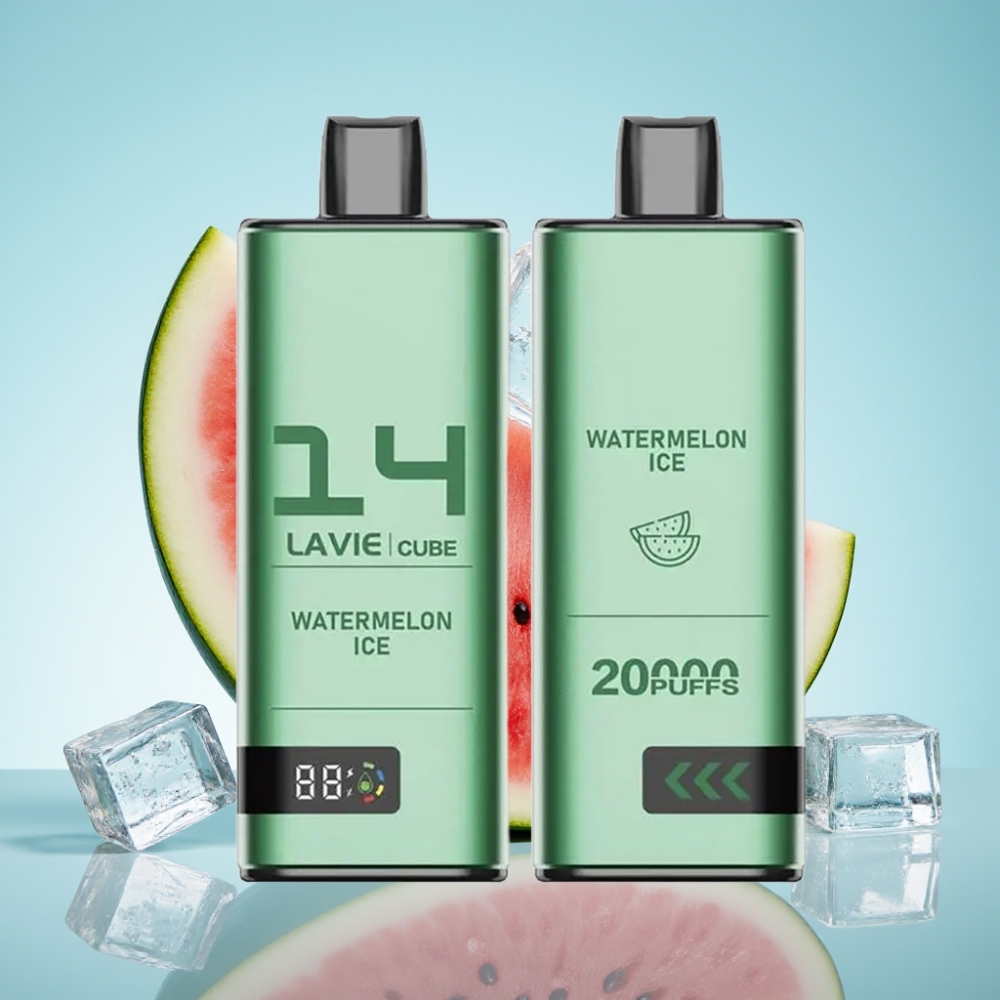 Lavie Cube 20000 Puffs 28ML 5% Nikotiini Vesimelonijää Disposabel Vape
