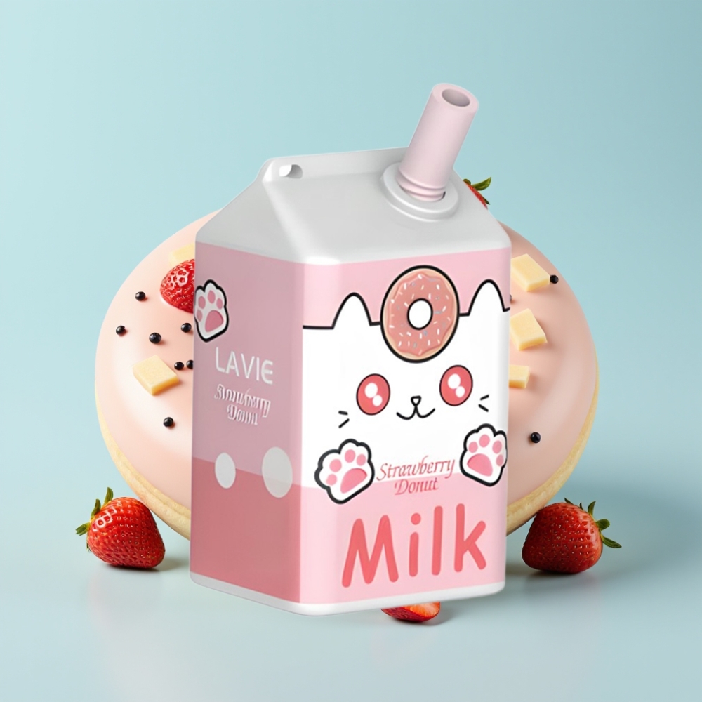 LAVIE Milk 7000 Lööki 16ML 0% 2% 5% Nikotiini Maasikakreem