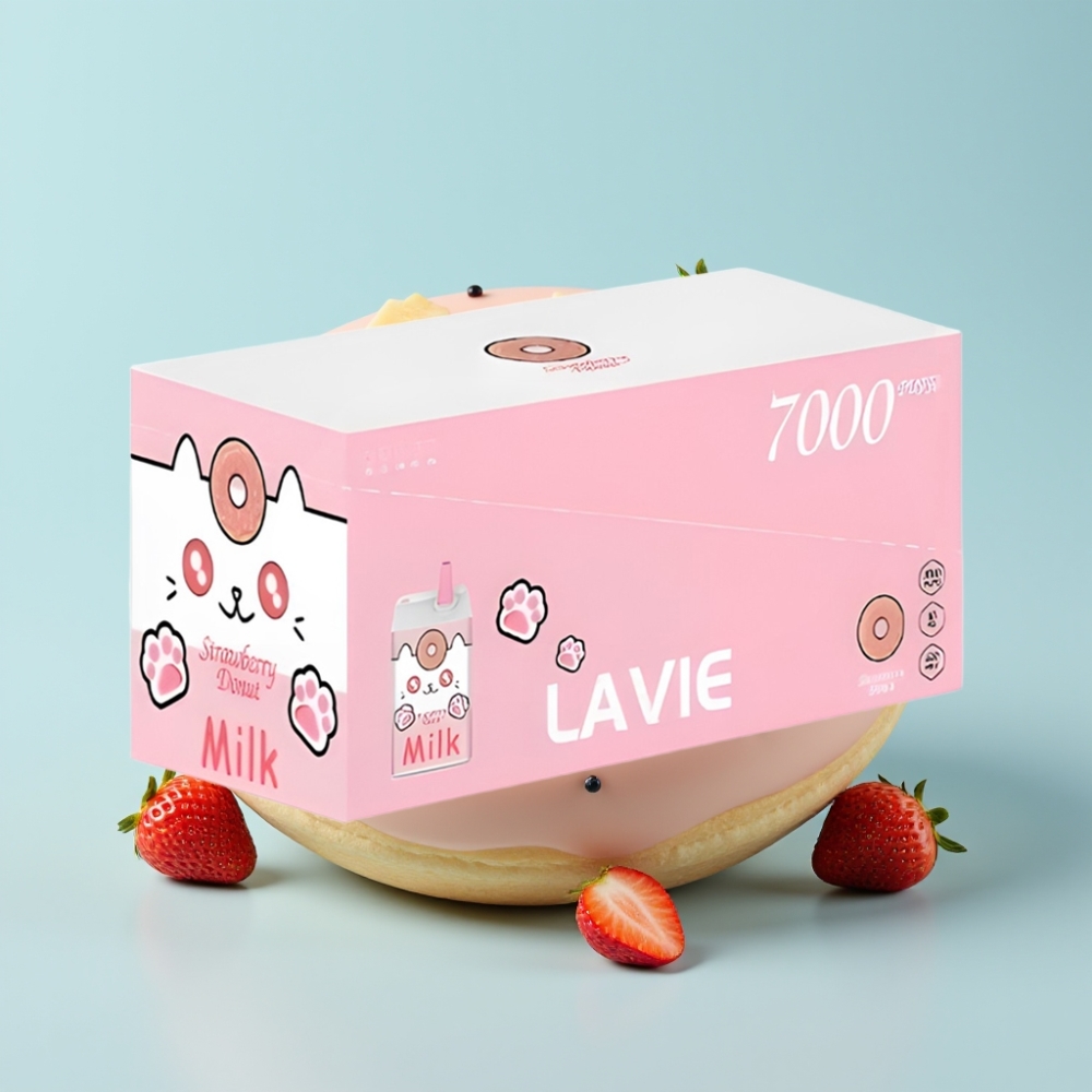 LAVIE Milk 7000 Lööki 16ML 0% 2% 5% Nikotiini Maasikakreem