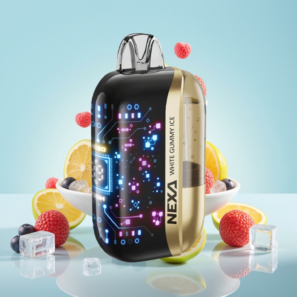 NEXA Ultra 50K 20ml 5% Nikotiini Valge Gummy Ice E-kahveltav Vape