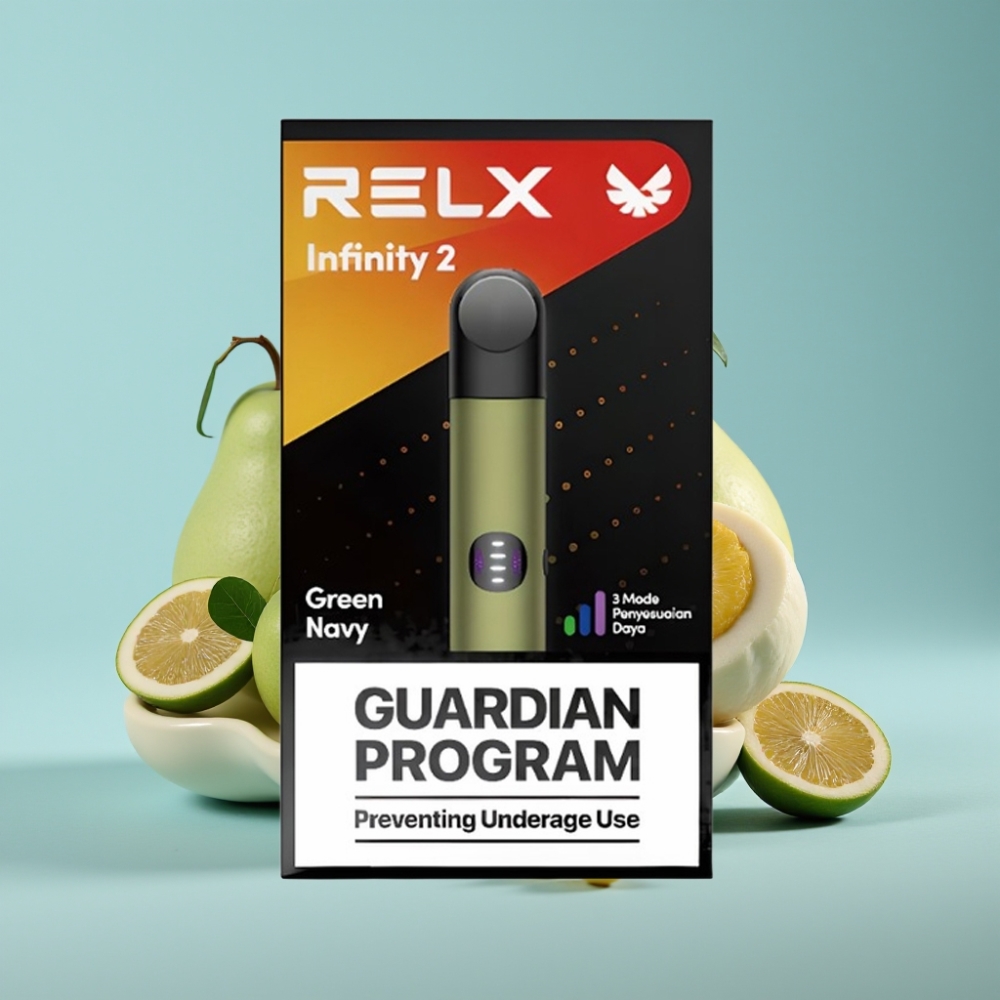 RELX Infinity 2 440mAh Type-C 1,9ml Roheline-merevaik Vape Seade
