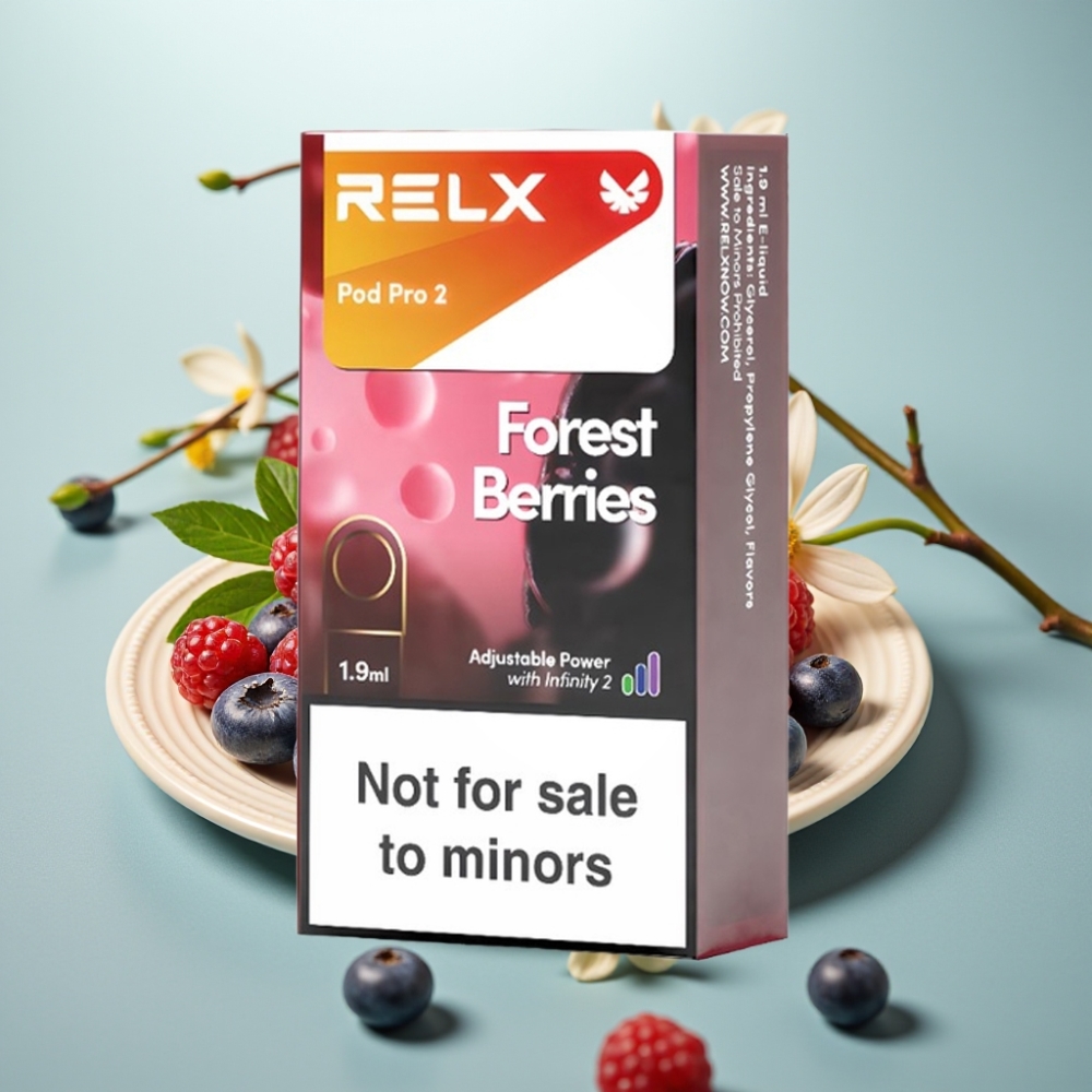 RELX Pod Pro 2 0% Nikotiini 600 Sõõmu 1.9ml Metsamari
