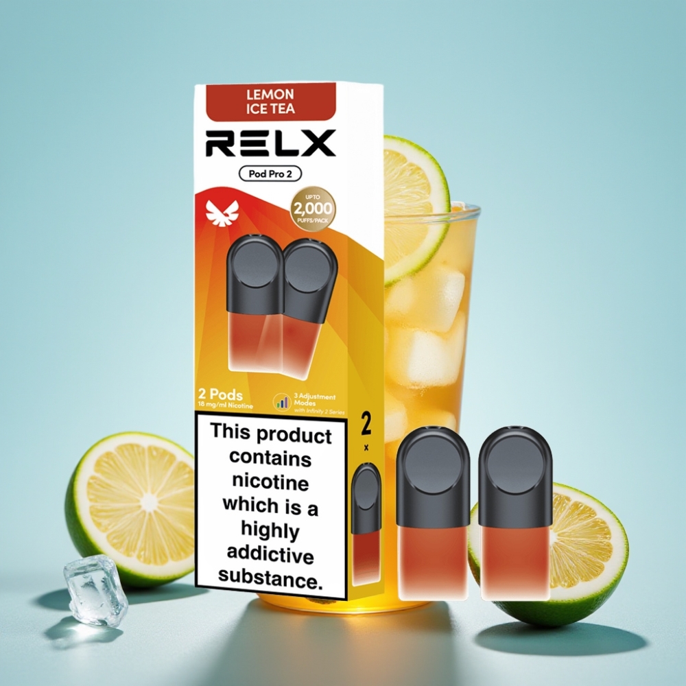 RELX Pod Pro 2 1.8% Tee-Limionääri Jää 1,9ml 600 tossu