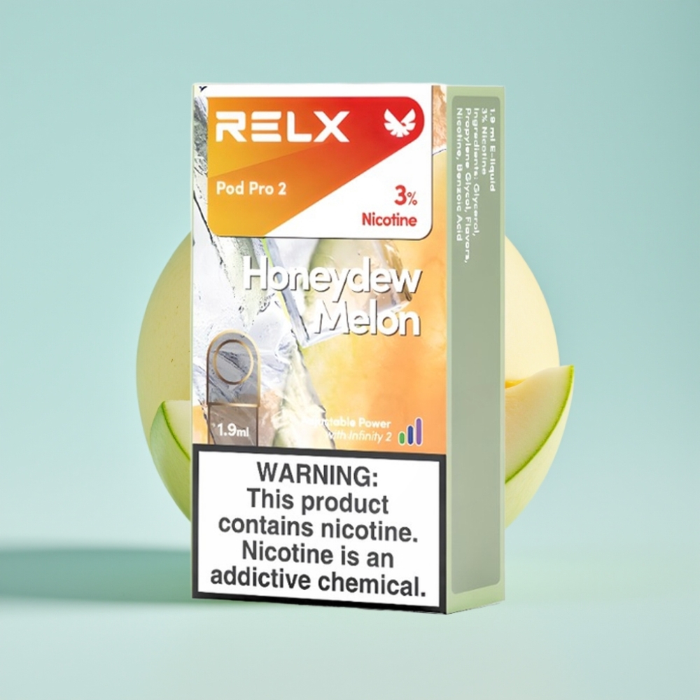 RELX Pod Pro 2 3% 600 Puff 1.9ml Honeydew Melon