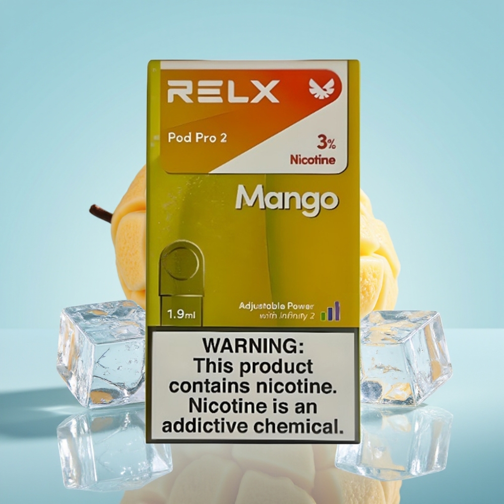 RELX Pod Pro 2 3% 600 tehingut 1.9ml Mango Ice