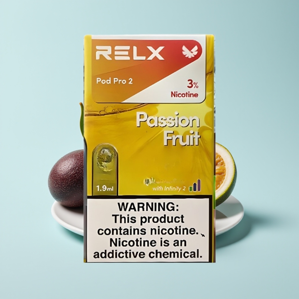 RELX Pod Pro 2 3% Nikotiini 600 Sõõmu 1.9ml Passion Fruit