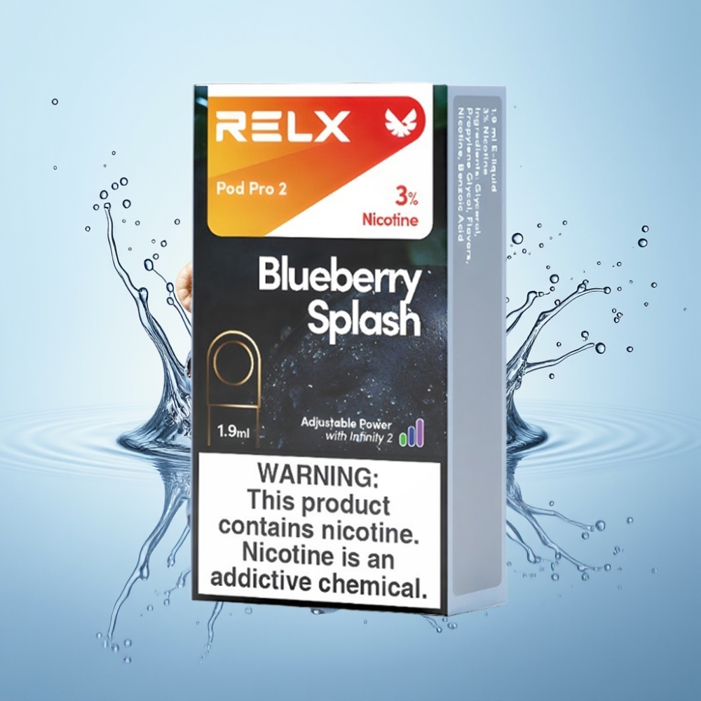 RELX Pod Pro 2 3% Nikotiini 600 Sõõmu 1.9ml Sinised Maredad Maasikad