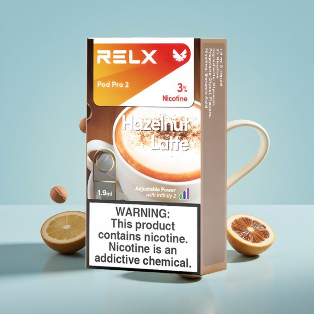 RELX Pod Pro 2 3% Nikotiini 600 Tõmmet 1.9ml Pähklikohv