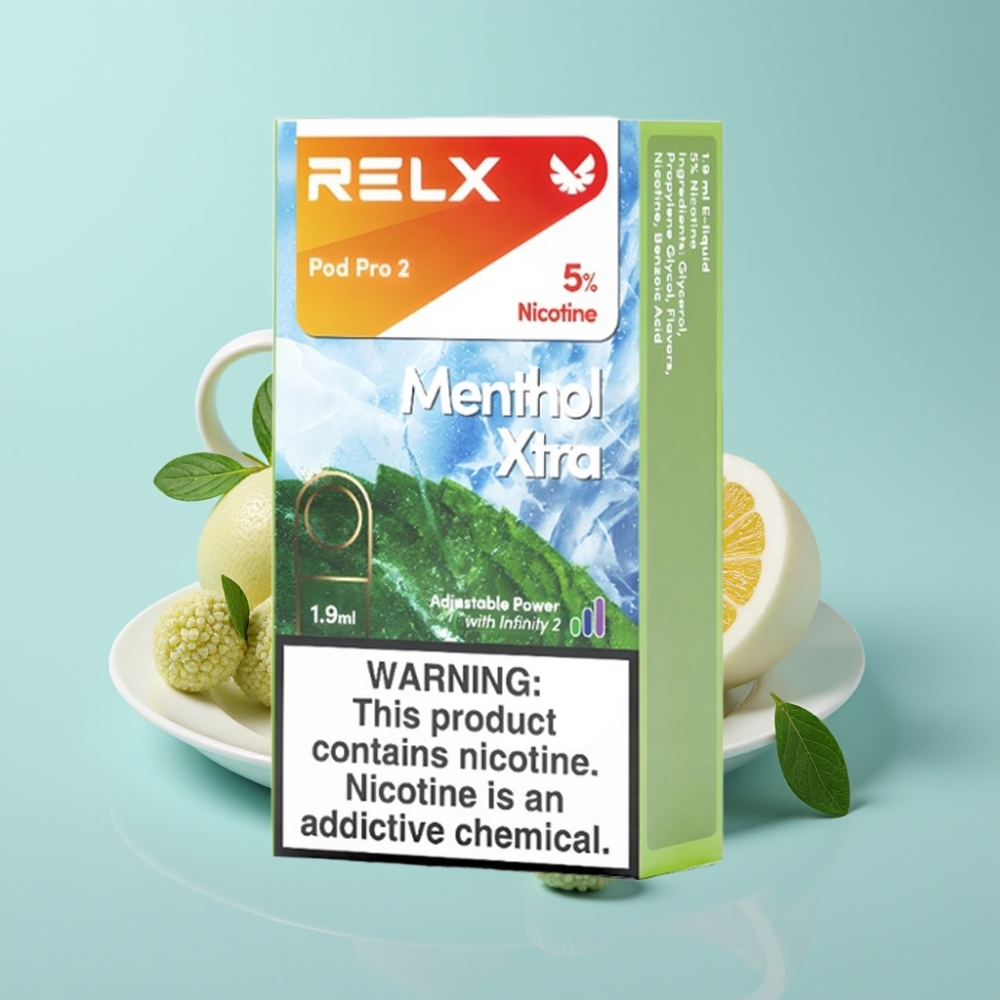 RELX Pod Pro 2 5% Nikotiini 600 Sūgavust 1,9ml 3 Pinge Režiimi