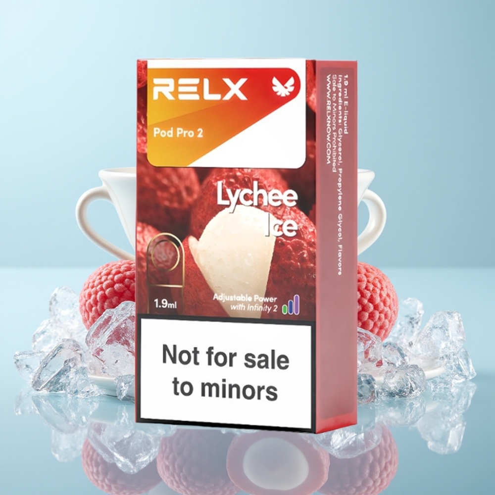 RELX Pod Pro 2 Nikotiinivaba 0% Litsi-Jää 1,9ml 600 Sõõmu