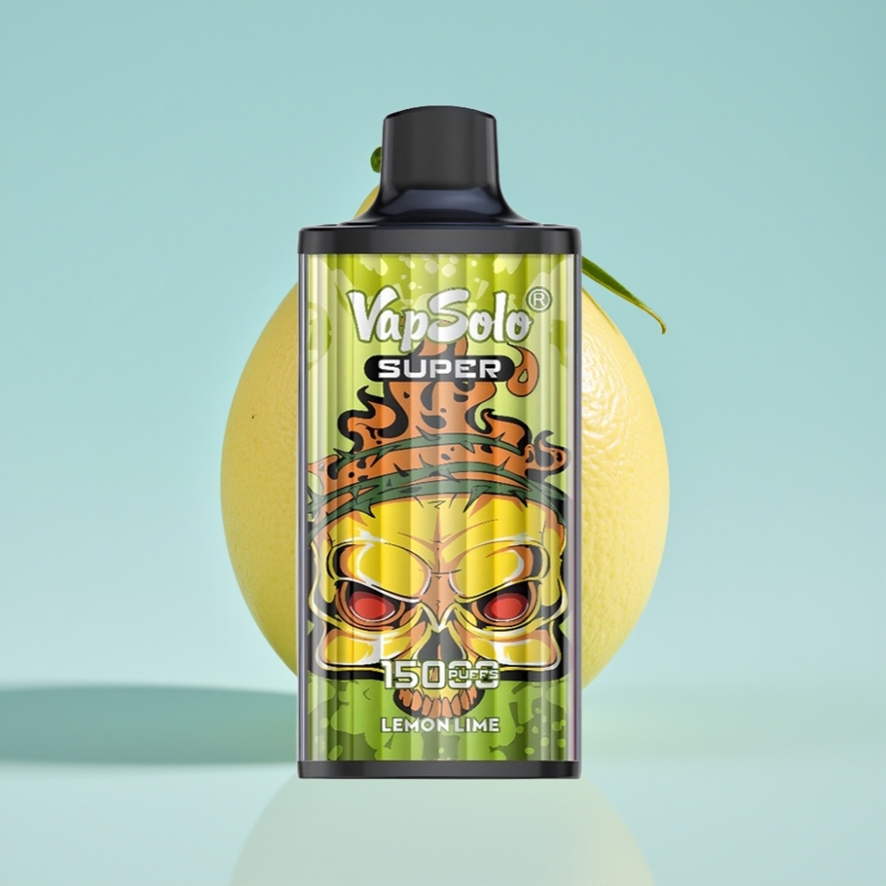 Vapsolo Super 15000 Puffs 40ml 850mah Lima Limon