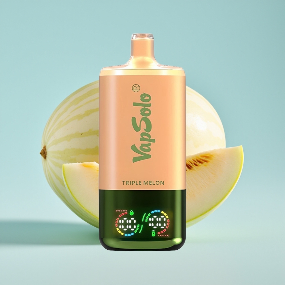 VapSolo Triple 30000 Puffs 40ml 3-tank Melon