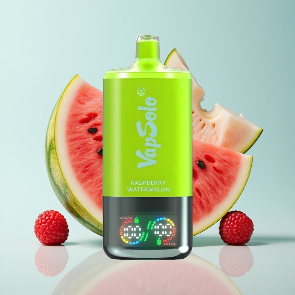 VapSolo Triple 30000 Söögid 40ml 20/50mg/ml Vaarikas-Arbuus