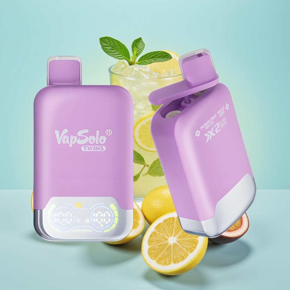 Vapsolo Twins 20000 Hais 40ml 20mg/50mg Passioonivili Mojito & Kolmikmünt