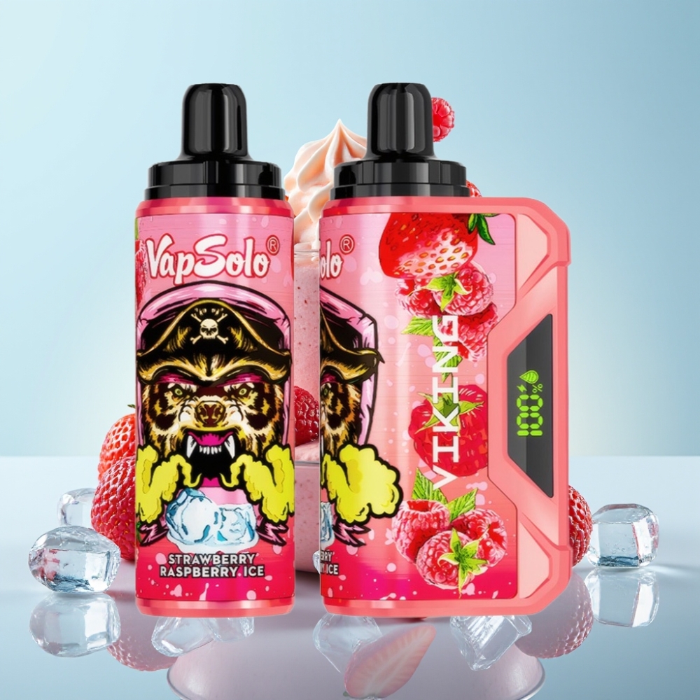 VapSolo VIKING 12000 Pahvad 22ml Maasik-Murakad Jää