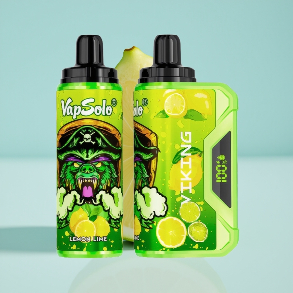VapSolo VIKING 12000 Puffs 22ml 20/50mg Lime Sidrun