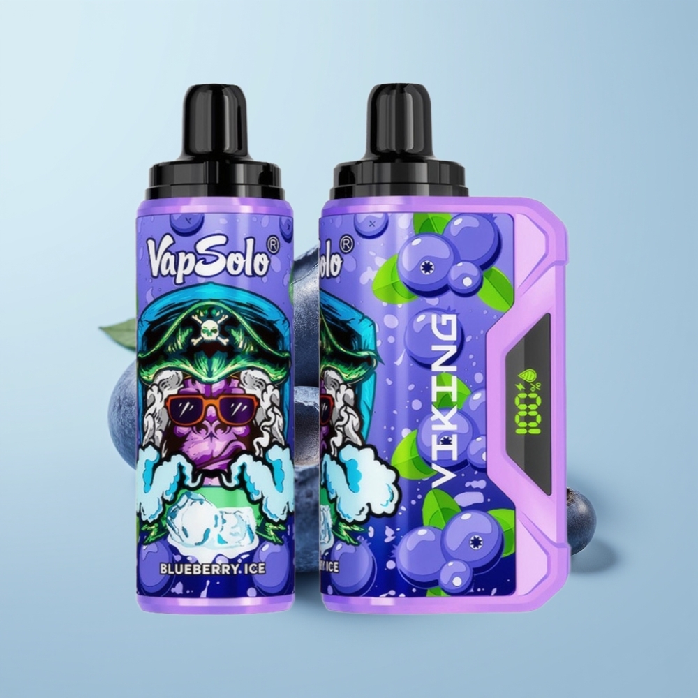 VapSolo VIKING 12000 Puffs 22ml Sinikas Disposable Vape