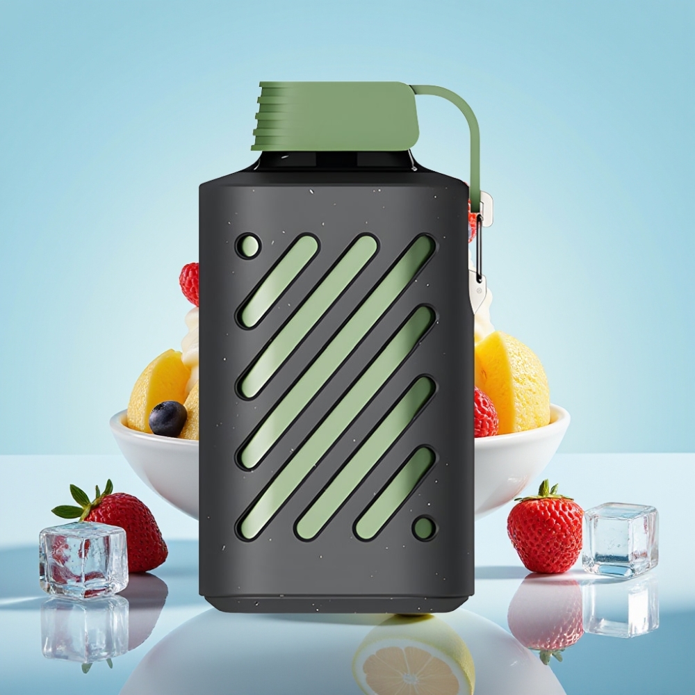 VOZOL GEAR 10000 Ühekordne Vape 30 Maitse, 20 ml Vedelik, VAMT Mähis Lush jäätis