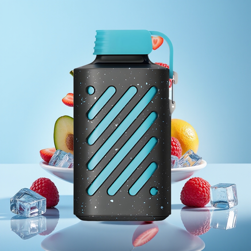 VOZOL GEAR 10000 Ühekordne Vape 30 Maitse 20ml Vedelik VAMT Mähis Sinine Razzi jäätis