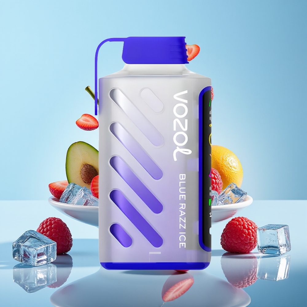 VOZOL Gear Power 20000 Puffs Dual Mesh Coil 20mL Blue Razz Ice