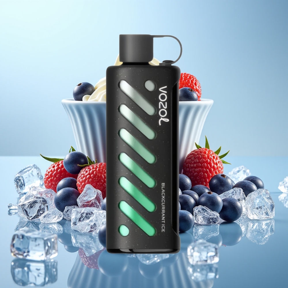 VOZOL Gear Shisha 25000 Lööki 5mg/ml Mustsõstra-Jää