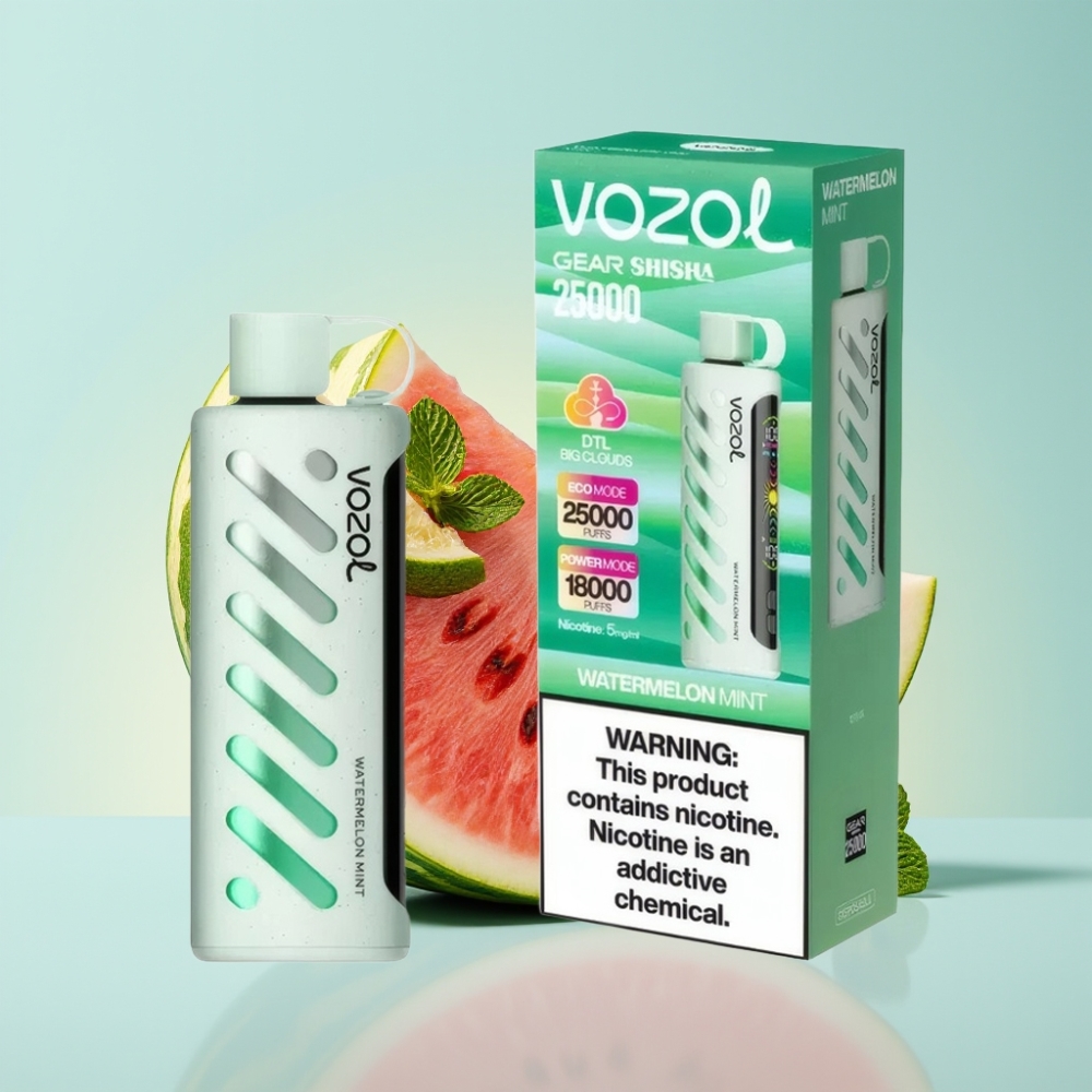 VOZOL Gear Shisha 25000 Puffs 1000mAh Dual Mesh 30 Maitse