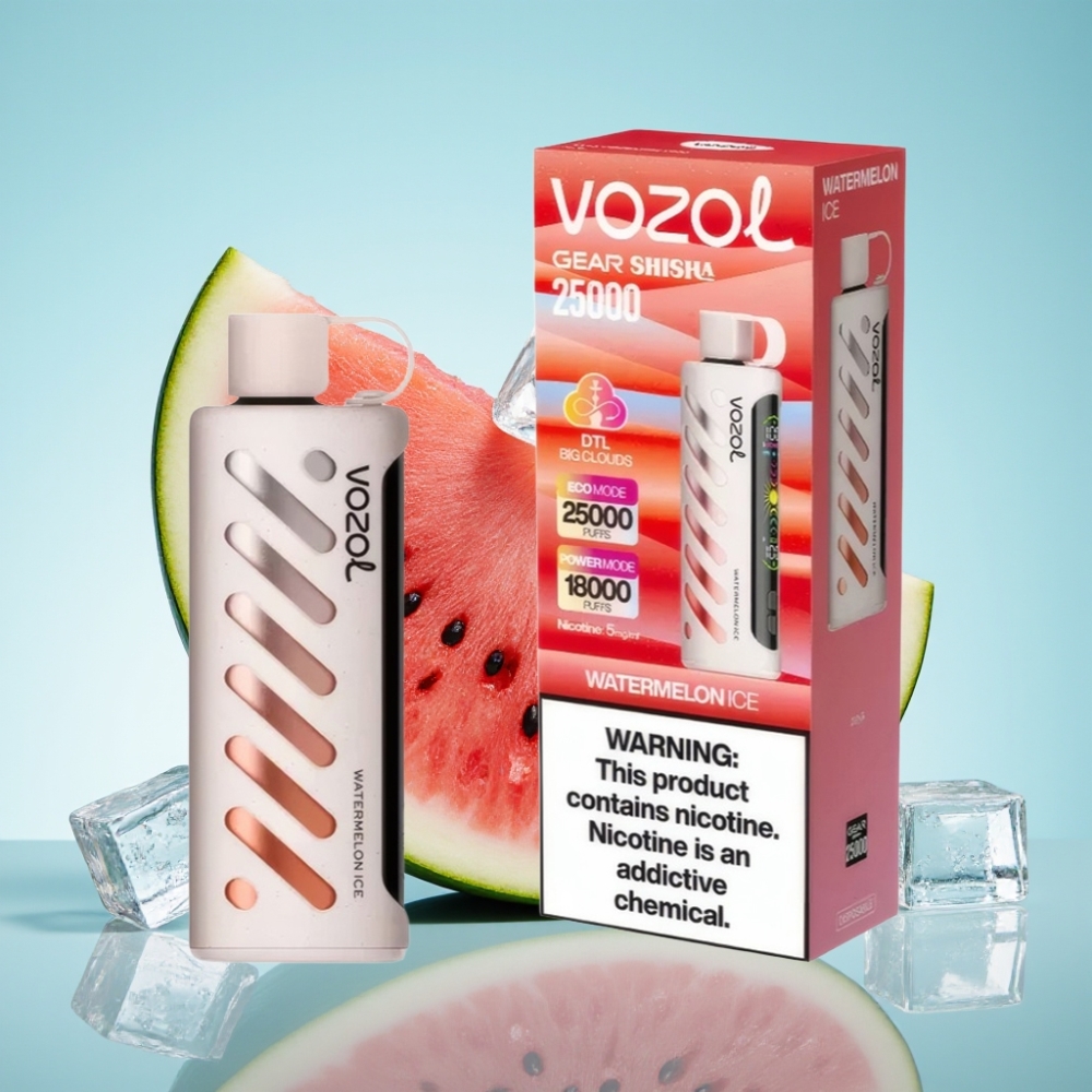 VOZOL Gear Shisha 25000 Puffs Dual Mesh 1000mAh 30 Maitse