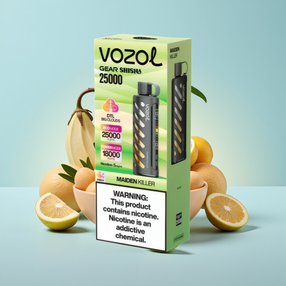 VOZOL Gear Shisha 25000 Puffs Dual Mesh 1000mAh 5mg/ml