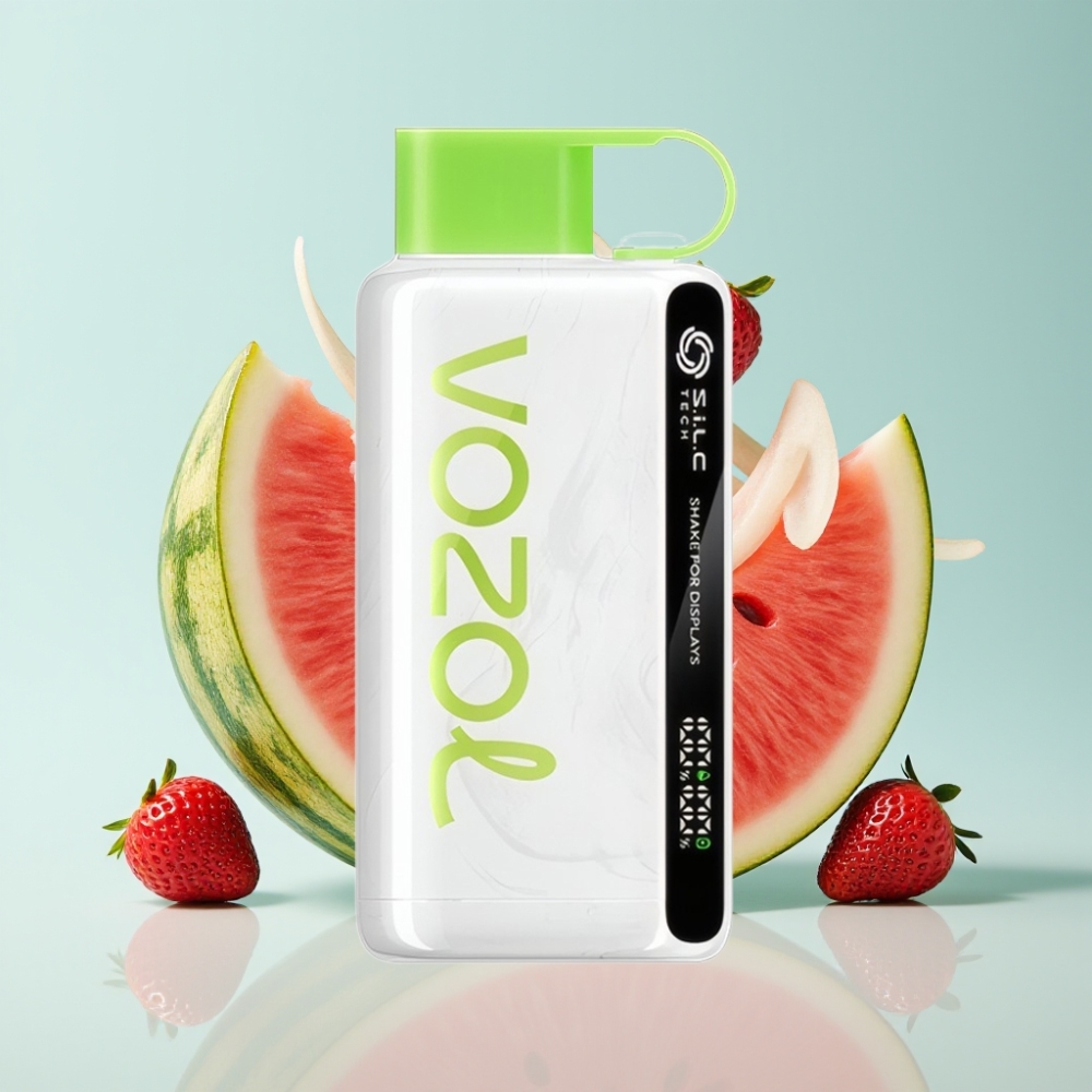 VOZOL STAR 9000/12000 Vape Disposabelne Si.L.C TECH, 650mAh, Maasikas-Arbuus