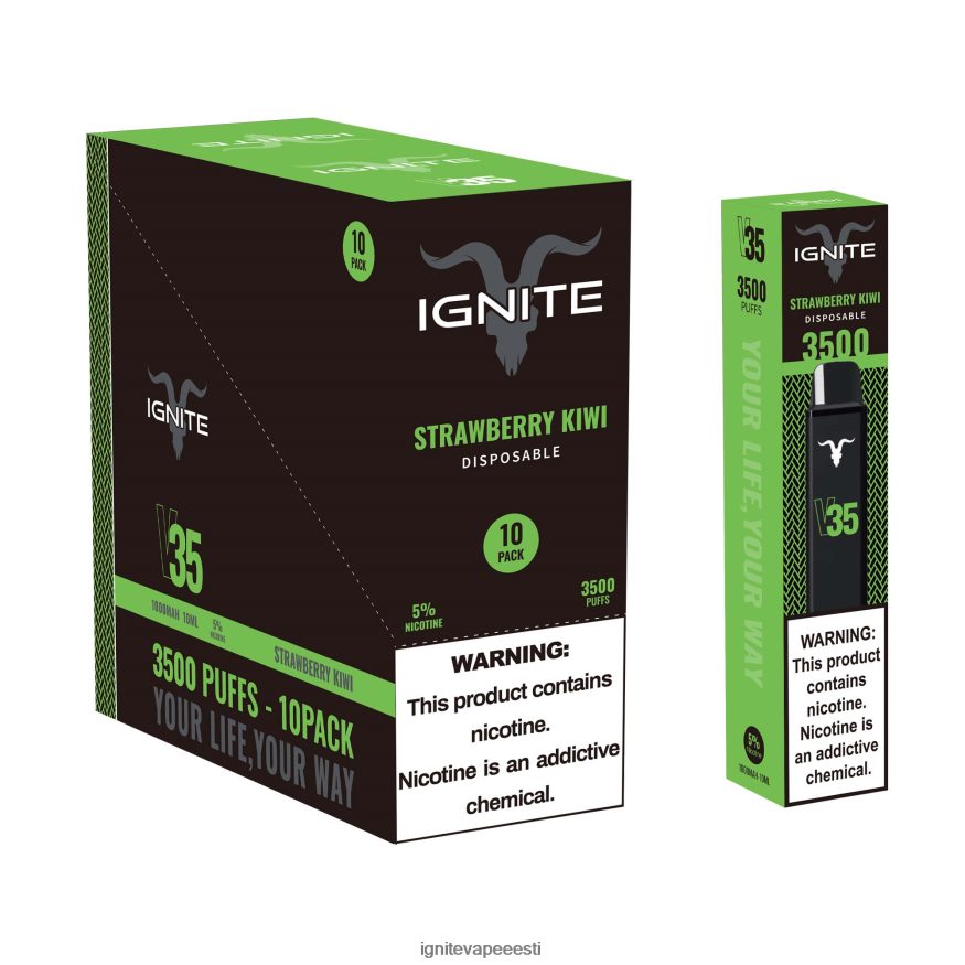 IGNITE Vape Tallinn - IGNITE V35 vape pen 10 tk 0V8B60122 viinamarja jää