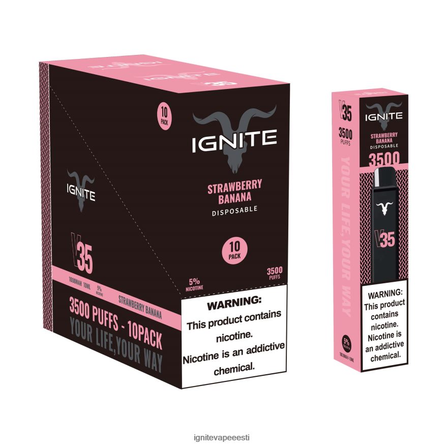 IGNITE Vape Tallinn - IGNITE V35 vape pen 10 tk 0V8B60122 viinamarja jää