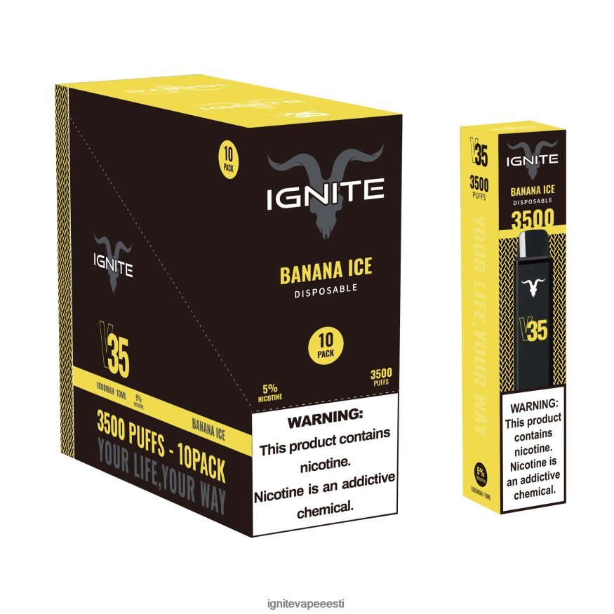 IGNITE Vape Tallinn - IGNITE V35 vape pen 10 tk 0V8B60122 viinamarja jää