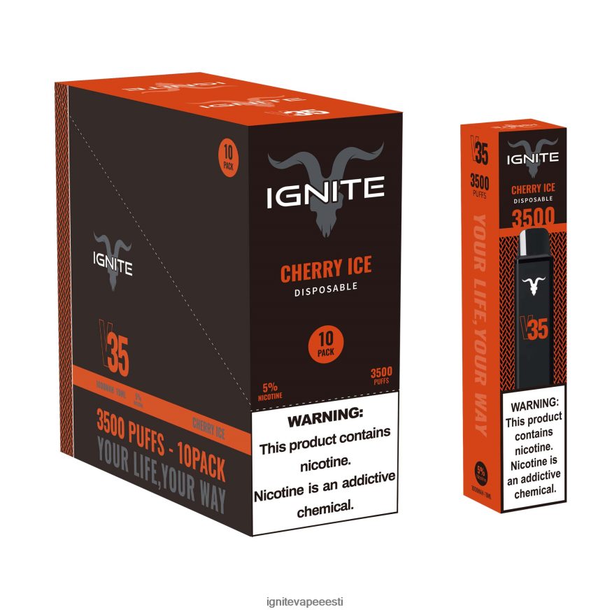 IGNITE Vape Tallinn - IGNITE V35 vape pen 10 tk 0V8B60122 viinamarja jää