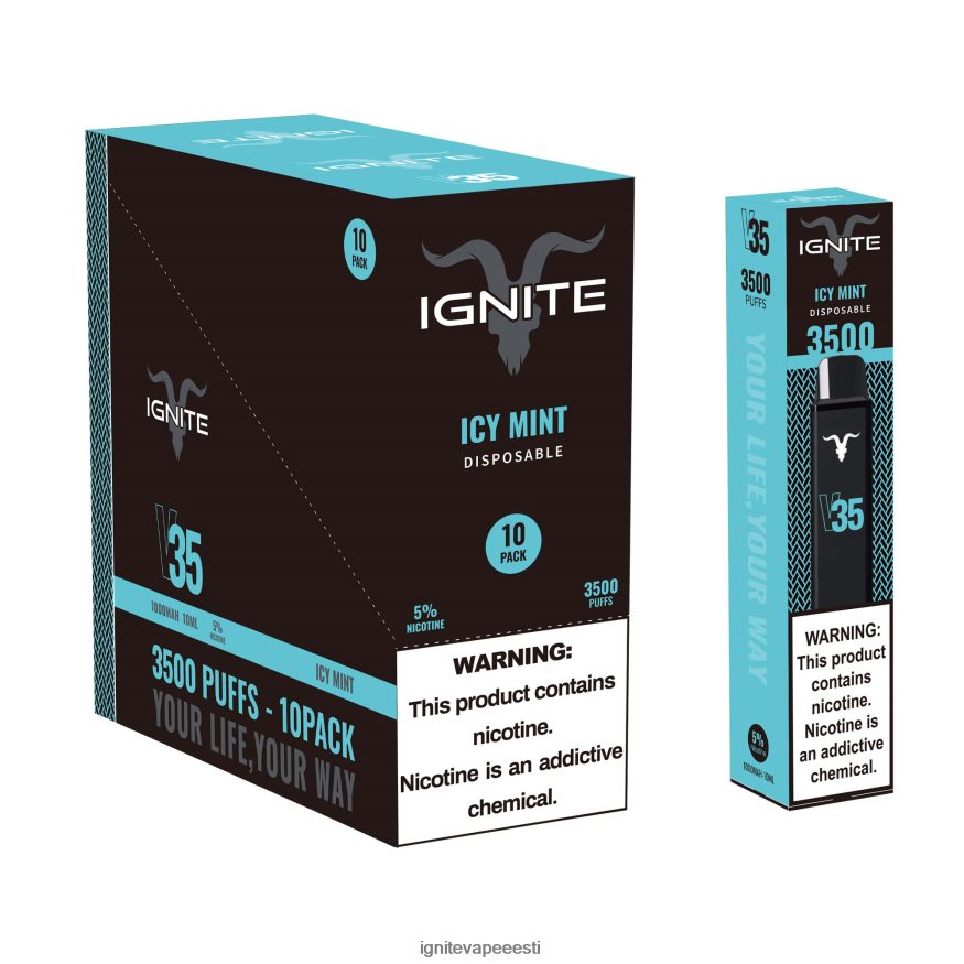 IGNITE Vape Tallinn - IGNITE V35 vape pen 10 tk 0V8B60122 viinamarja jää
