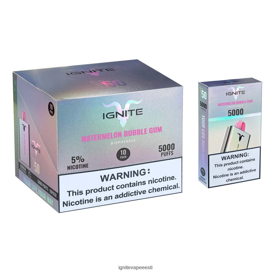 IGNITE Vape Price - IGNITE V50 vape pen 10 tk 0V8B60146 jäine piparmünt