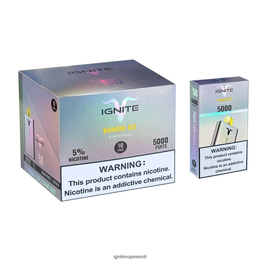 IGNITE Vape Price - IGNITE V50 vape pen 10 tk 0V8B60146 jäine piparmünt
