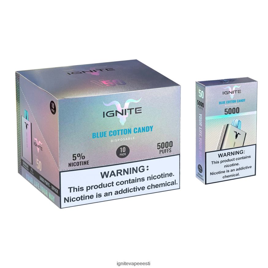 IGNITE Vape Price - IGNITE V50 vape pen 10 tk 0V8B60146 jäine piparmünt