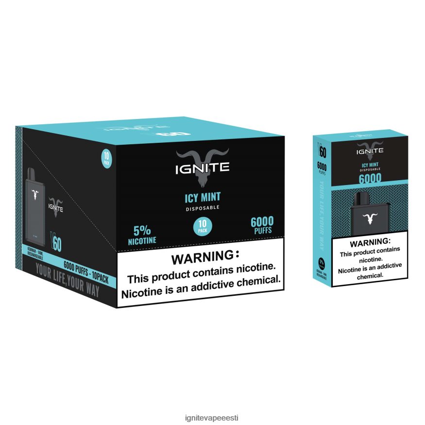 IGNITE Vape Flavours - IGNITE V60 vape pen 10 tk 0V8B6027 maasika banaan