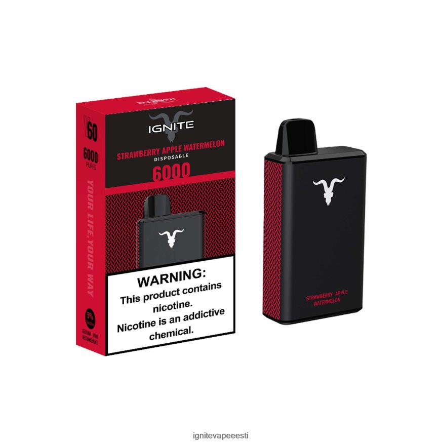 IGNITE Vaporizador - IGNITE V60 vape pliiats 0V8B6033 jäine piparmünt
