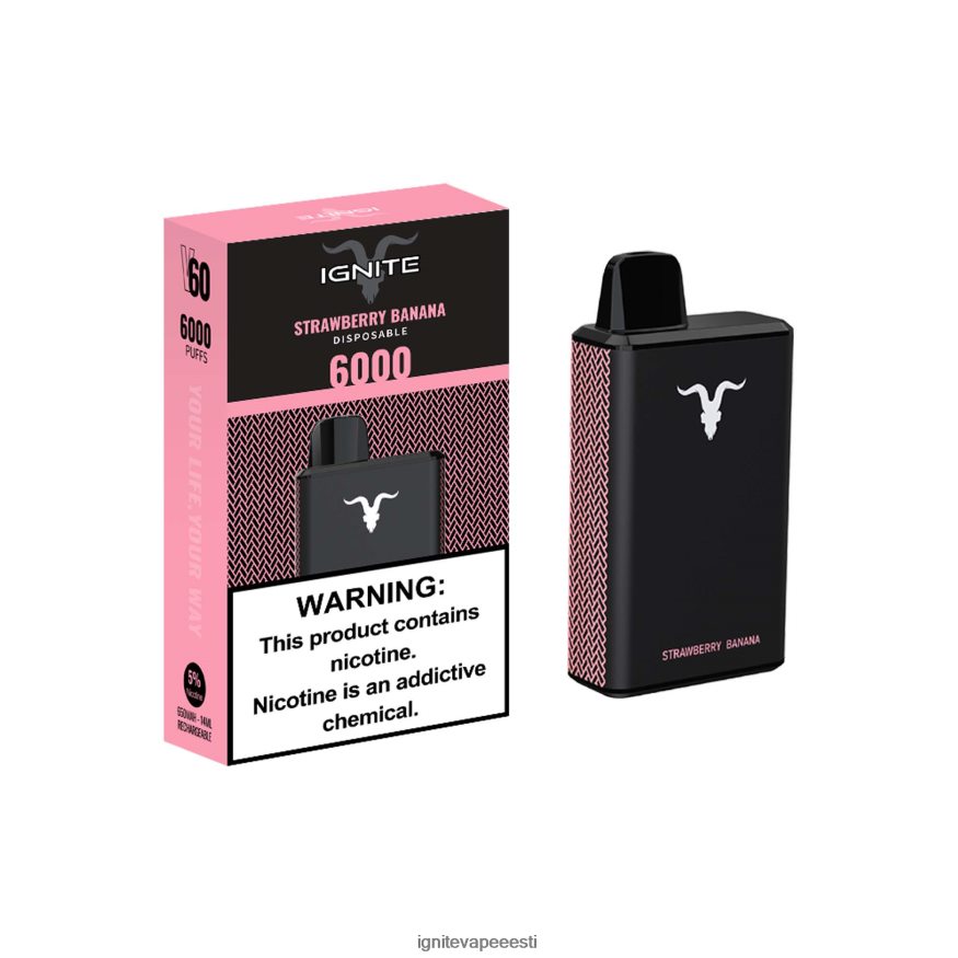 IGNITE Vaporizador - IGNITE V60 vape pliiats 0V8B6033 jäine piparmünt